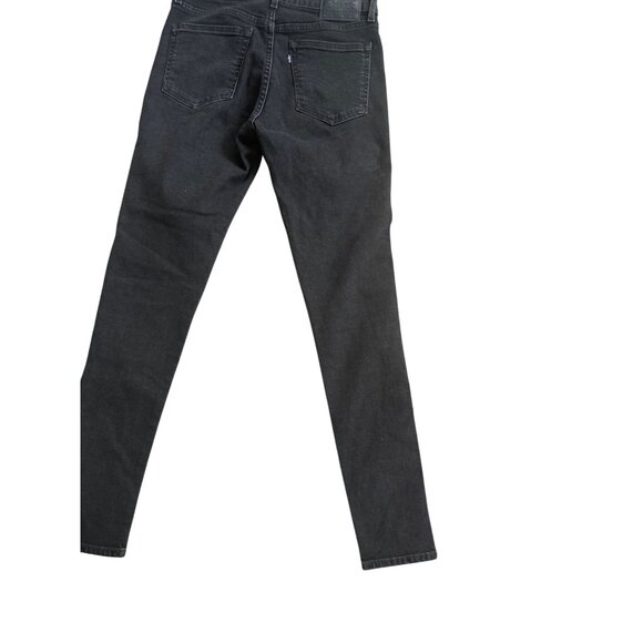 LEVIS Women's 721 Black High Rise Skinny Jeans size 27 x 30 - Picture 4 of 9